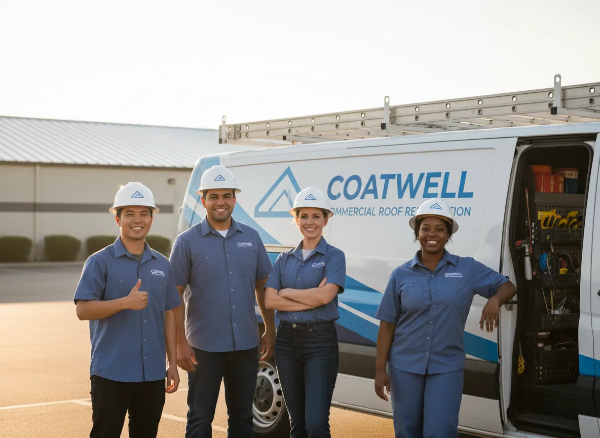 Commercial roof coating company in Portland, CT